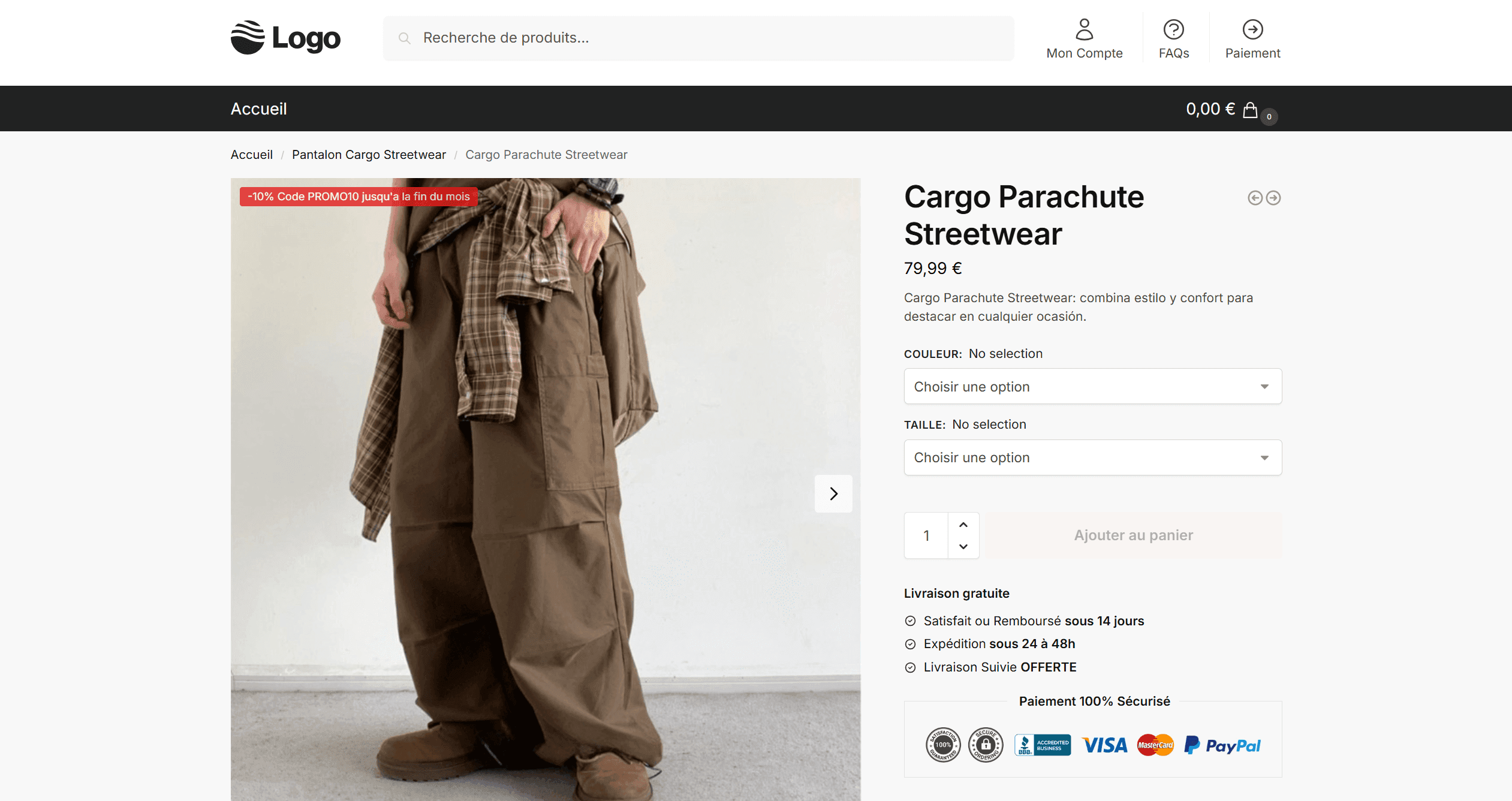 Fiche produit réécrite par l'IA